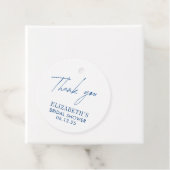 Zeeschelpen & Trouwbellen BRUIDSSUITE Bedankjes Labels (In situ)