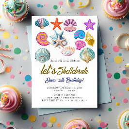 Zeeschelpen Verjaardag Kaart
