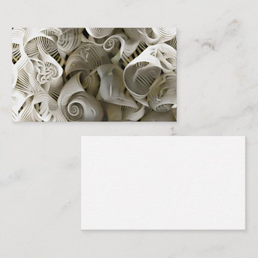 Zeeschelpen Visitekaartje (Voorkant / Achterkant)