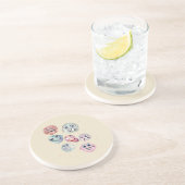 zeeschelpen zandsteen onderzetter (Zijkant)