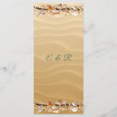 Zeeschelpen Zandzeesterren Driftwood Tropisch Menu (Achterkant)