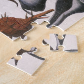 zeeschelpen, zeewier, zeewier, zeeschelpdieren legpuzzel (Zijkant)