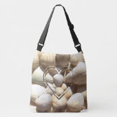 Zeeschelpen Zomer Strand Leven Zeeschelpen Hart Crossbody Tas (Voorkant)