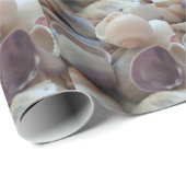 Zeeschelpen, zomerstrand Exotic Tropical Romantic Cadeaupapier (Rol Hoek)