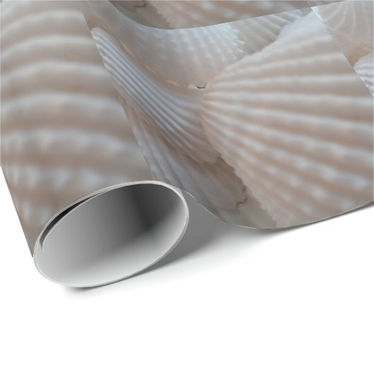 Zeeschelpen, zomerstrand Exotic Tropical Romantic Cadeaupapier (Rol Hoek)