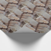 Zeeschelpen, zomerstrand Exotic Tropical Romantic Cadeaupapier (Hoek)