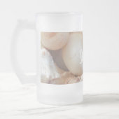 Zeeschelpen, zomerstrand Exotic Tropical Romantic Matglas Bierpul (Links)