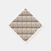 Zeeschelpen, zomerstrand Exotic Tropical Romantic Servetten (Hoek)