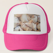 Zeeschelpen, zomerstrand Exotic Tropical Romantic Trucker Pet (Voorkant)