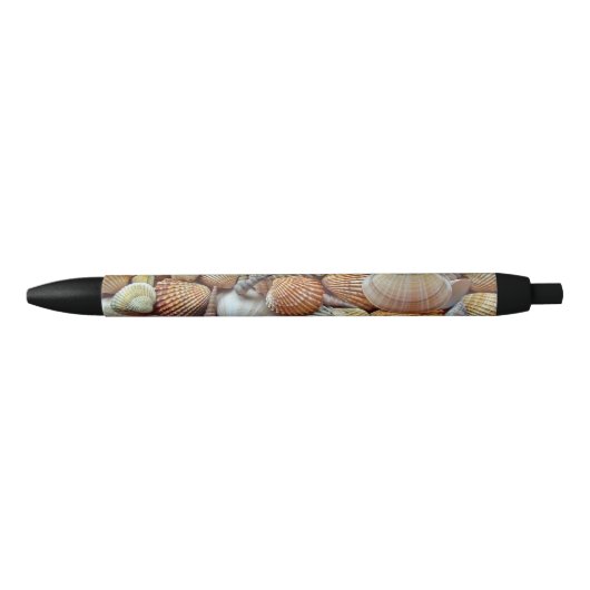 Zeeschelpen Zwarte Inkt Pen (Voorkant)