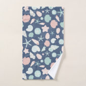 zeeschelpenpatroon bad handdoek (Handdoek)