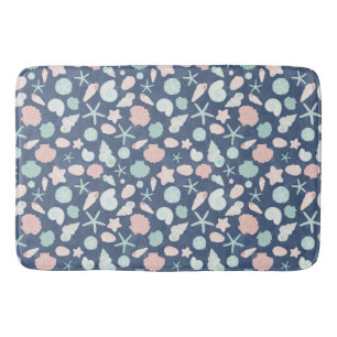 zeeschelpenpatroon badmat