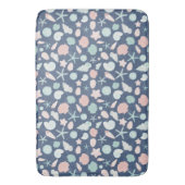 zeeschelpenpatroon badmat (Voorkant Verticaal)