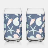 zeeschelpenpatroon blikvorm glas (Achterkant)