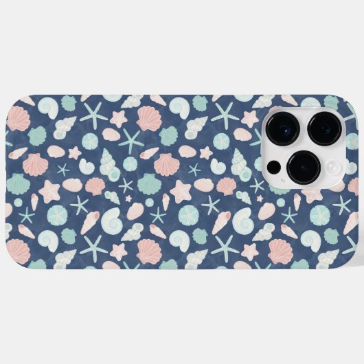 zeeschelpenpatroon Case-Mate iPhone case (Achterkant (horizontaal))