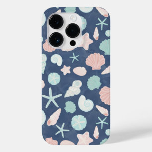 zeeschelpenpatroon Case-Mate iPhone 14 pro hoesje