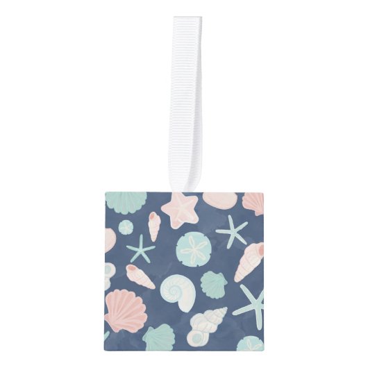 zeeschelpenpatroon decoratie (Voorkant)