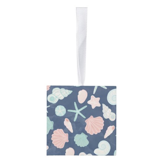 zeeschelpenpatroon decoratie (Rechts)