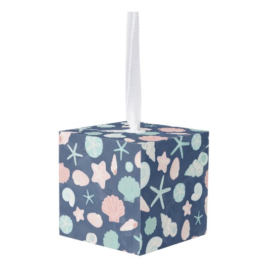 zeeschelpenpatroon decoratie (Achter hoekig)