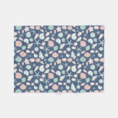 zeeschelpenpatroon fleece deken (Voorkant (Horizontaal))