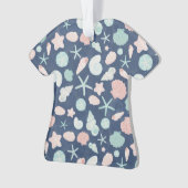 zeeschelpenpatroon ornament (voorkant)