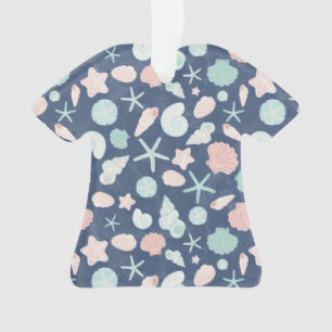 zeeschelpenpatroon ornament