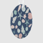 zeeschelpenpatroon ornament (voorkant)