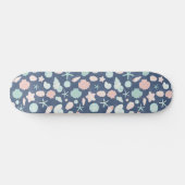 zeeschelpenpatroon persoonlijk skateboard (Horizontaal)