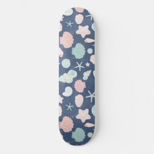 zeeschelpenpatroon persoonlijk skateboard