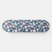 zeeschelpenpatroon persoonlijk skateboard (Horizontaal)