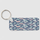 zeeschelpenpatroon sleutelhanger (Achterkant)