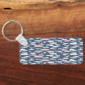 zeeschelpenpatroon sleutelhanger (Achterkant)