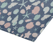 zeeschelpenpatroon snijplank (Hoek)