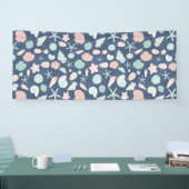 zeeschelpenpatroon spandoek (Beurs)