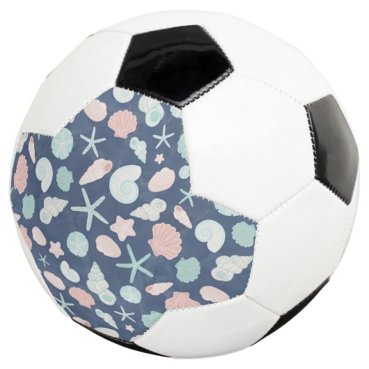 zeeschelpenpatroon voetbal (Drie kwart)