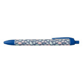 zeeschelpenpatroon zwarte inkt pen (Bovenkant)