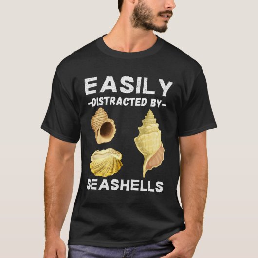 zeeschelpenverzamelaar t-shirt (Voorkant)