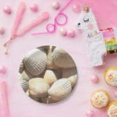 Zeeschelzucht, zomerstrand picknick, papieren Bord (Feest)