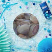 Zeeschelzucht, zomerstrand picknick, papieren Bord (Feest)