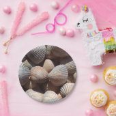 Zeeschelzucht, zomerstrand picknick, papieren Bord (Feest)