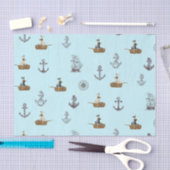 zeeschepen en ankers tissuepapier (Craft)