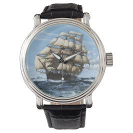  zeeschepen volgen horloge