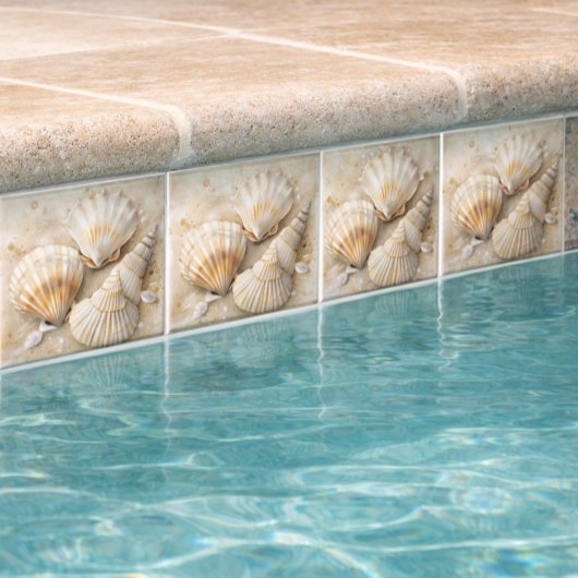 Zeeschilders Waterverf Kust Tegeltje