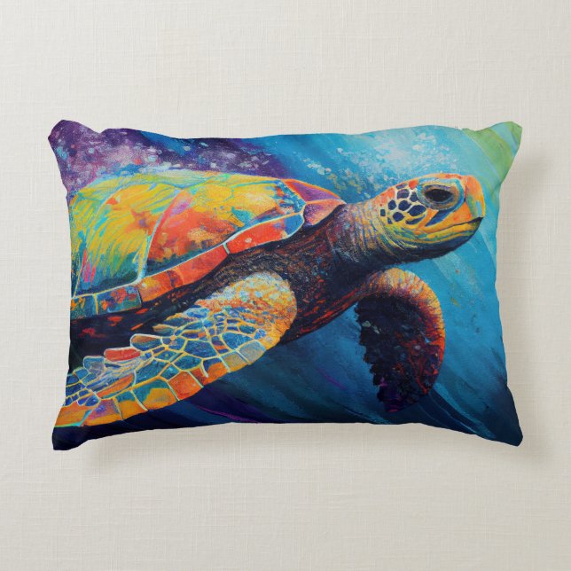 Zeeschildpad Accent Kussen (Voorkant)