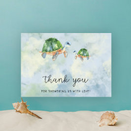 Zeeschildpad - babyshower bedankt