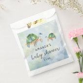 Zeeschildpad - babyshower  bedankzakje (Gezegeld)