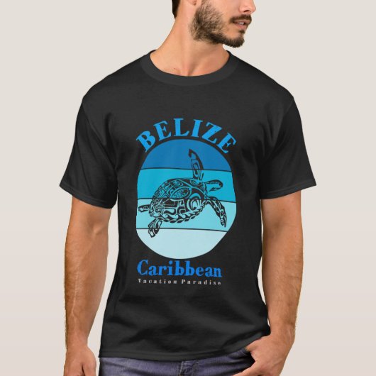 Zeeschildpad Belize Oceaan T-shirt (Voorkant)