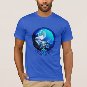 ZEESCHILDPAD BLAUWE MAAN RACE T-SHIRT