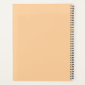 Zeeschildpad Bloem Boho School Kantoor met Naam Planner (Achterkant)