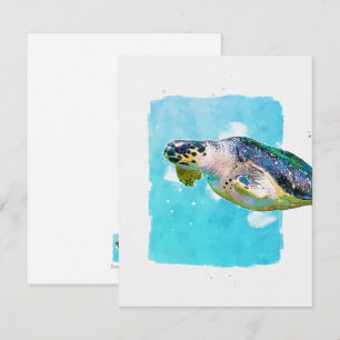 Zeeschildpad Briefkaart voor Iedere Gelegenheid